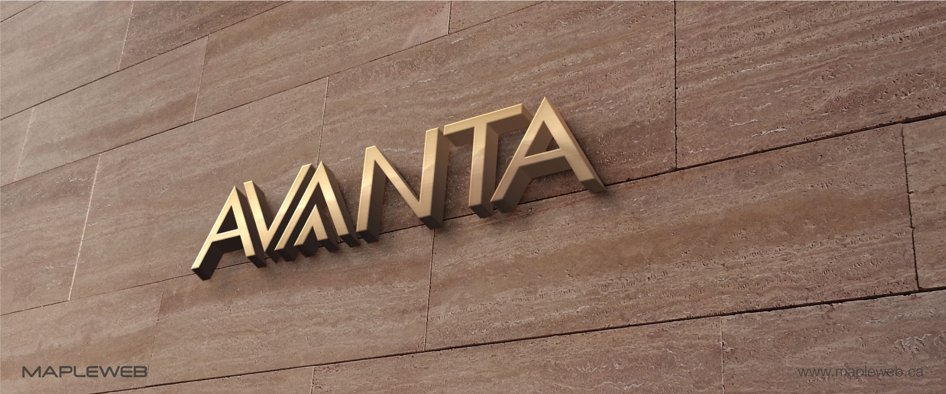 avanta-brand-logo-design-by-mapleweb-vancouver-canada-3d-wall-mock