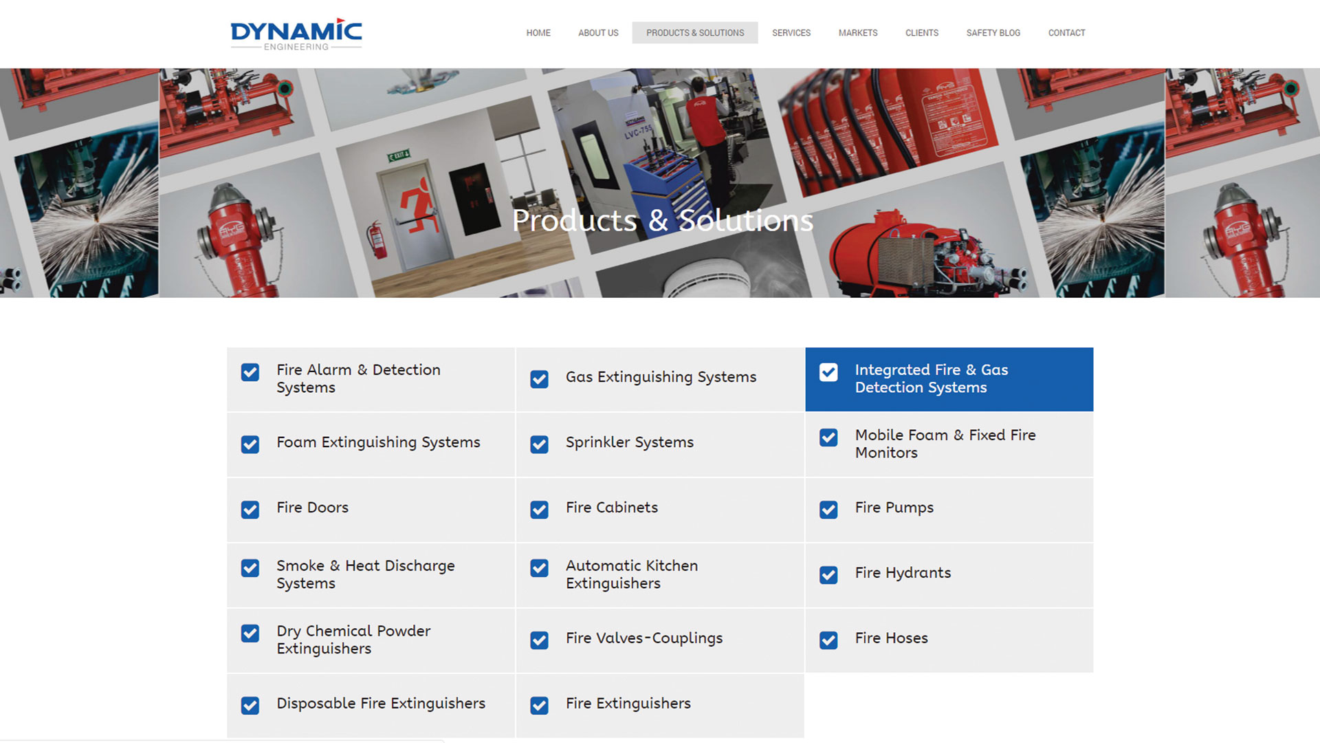 DynamicMall Website Product and Solutions Page design by Mapleweb