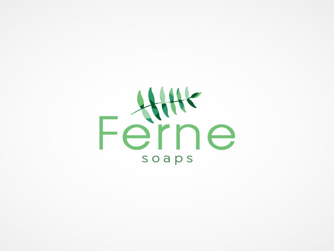 ferne-soaps-Vancouver-logo-design-Vancouver-brand-design-by-mapleweb-canada-light-grey-background-and-green-color-with-leaves-thumbnail