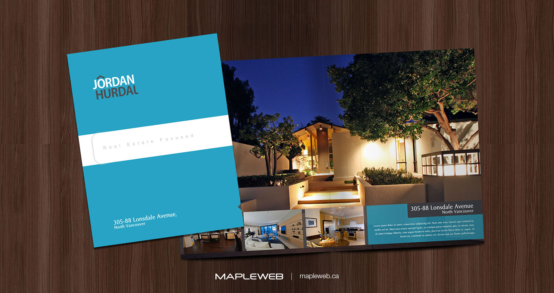 Jordan Hurdal Album Book Cover and Letterhead Brand design by Mapleweb
