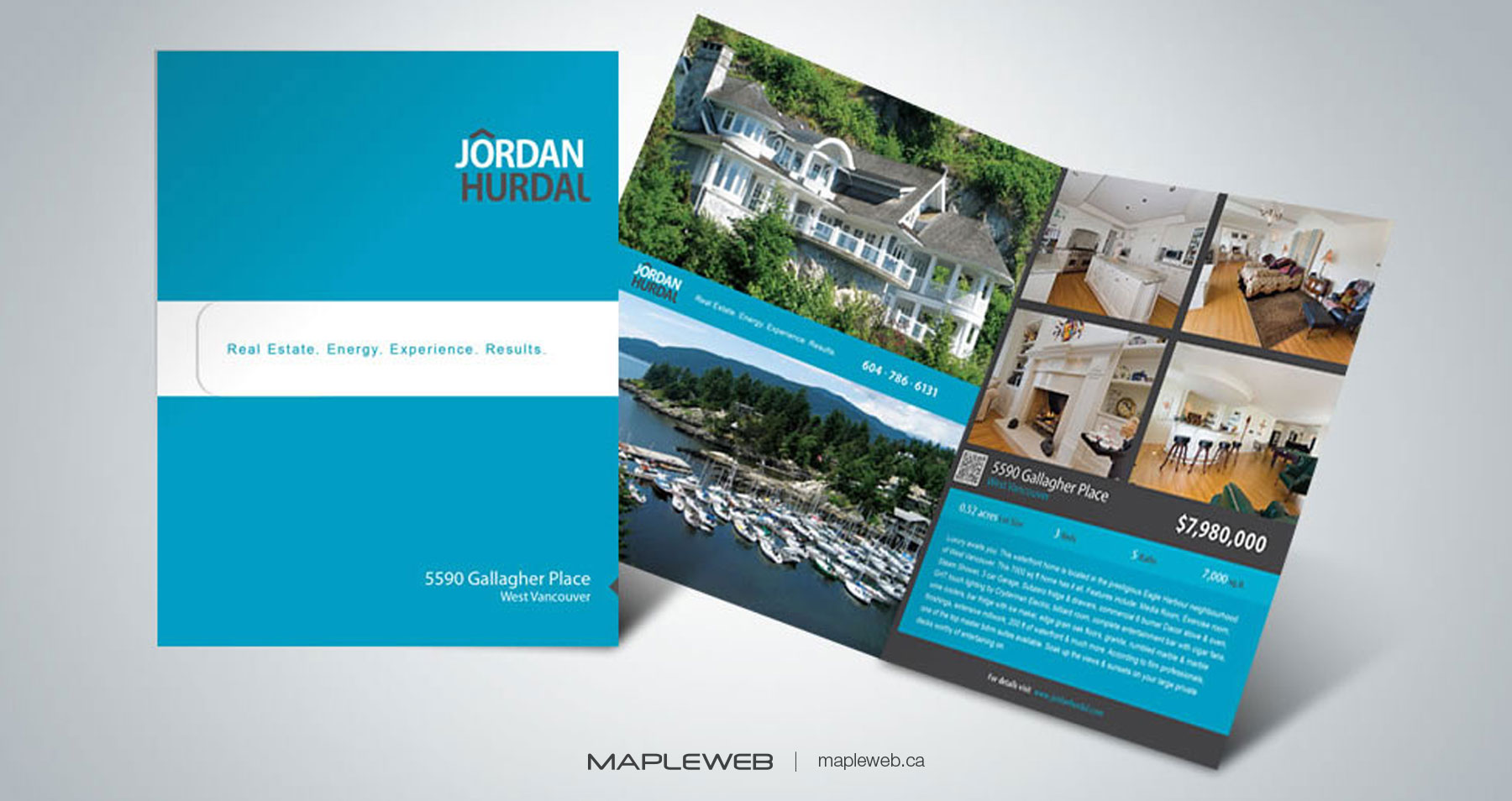 Jordan Hurdal A4 Brochure design by Mapleweb