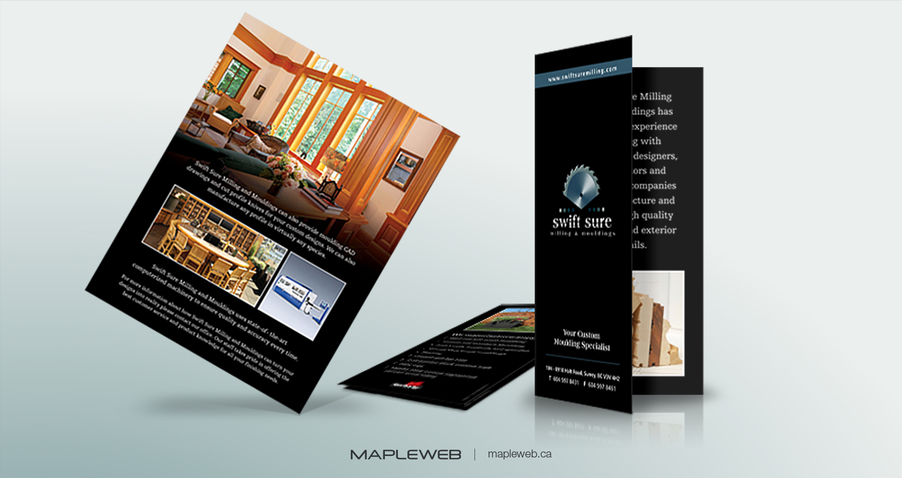 Swift Sure Milling Bifold Brochure design by Mapleweb